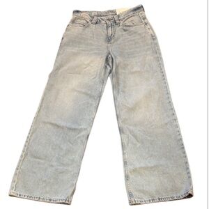 Arizona Jean Company Light Blue Slouchy Wide Leg Jeans